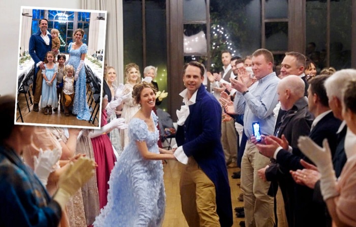Mujer organiza un baile a lo Jane Austen Regency por su 40ª dice: «honrar y celebrar a las personas»