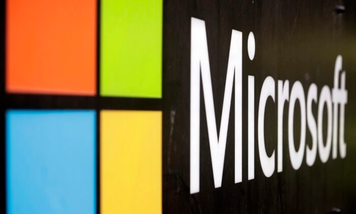 El logotipo de la empresa Microsoft se muestra en sus oficinas de Sídney, Australia, el 3 de febrero de 2021. (Rick Rycroft/Foto AP)
