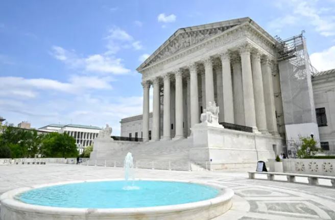 La Corte Suprema en Washington el 25 de abril de 2024. (Mandel Ngan/AFP vía Getty Images)