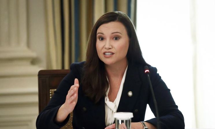 La fiscal general de Florida, Ashley Moody, en una foto de archivo. (Patrick Semansky/AP)