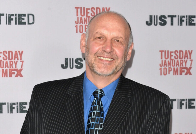 Nick Searcy llega al estreno de la quinta temporada de "Justified" de FX en Los Ángeles, California, el 6 de enero de 2014. (Alberto E. Rodriguez/Getty Images)