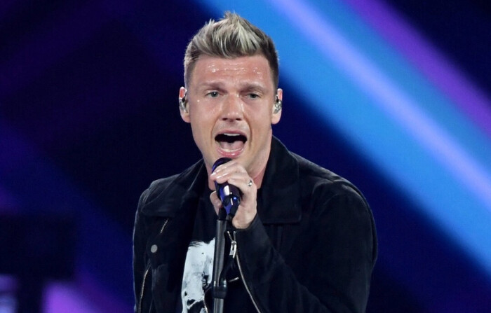 Nick Carter de los Backstreet Boys actúa en el escenario durante el iHeartRadio Music Festival 2019 en Las Vegas, Nevada, el 20 de septiembre de 2019. (Ethan Miller/Getty Images)