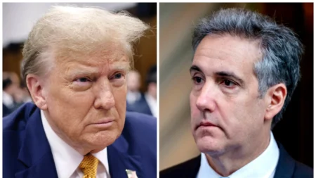 Acusaciones a Trump en juicio sobre pagos por silencio son desmentidas por exasesor de Michael Cohen