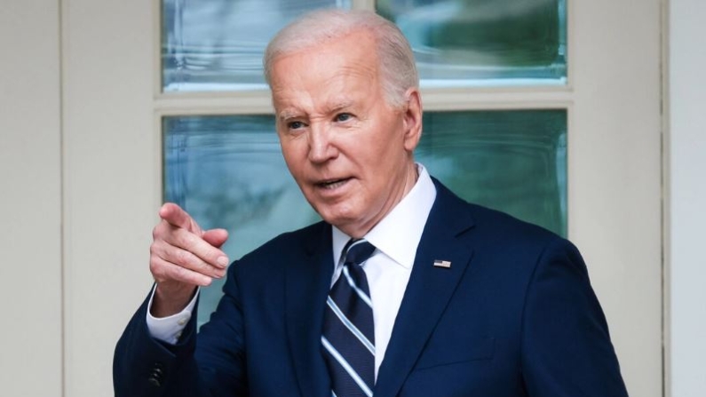 El presidente Joe Biden en Washington el 14 de mayo de 2024. (Win McNamee/Getty Images)