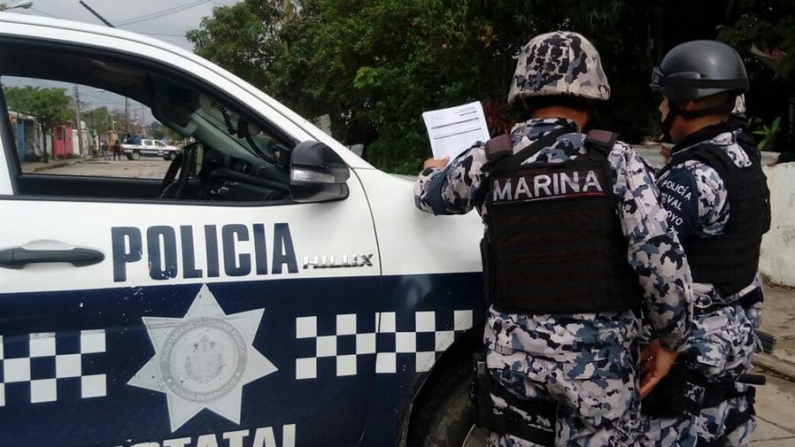 Imagen de archivo de policías estatales que resguardan la seguridad en el estado de Veracruz (México). EFE/STR