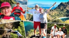 Viajeros jubilados: Abuelos de 8 nietos se aventuran a explorar el mundo y ya visitaron 96 países
