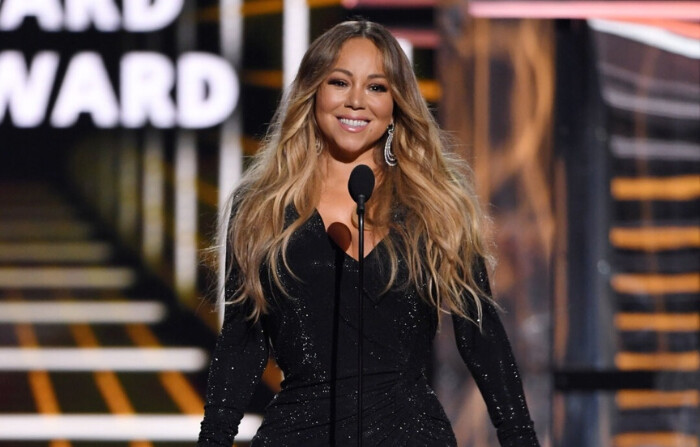 Mariah Carey acepta el Premio Icono durante los Premios Billboard de la Música 2019 en el MGM Grand Garden Arena en Las Vegas, Nevada, el 1 de mayo de 2019. (Ethan Miller/Getty Images)