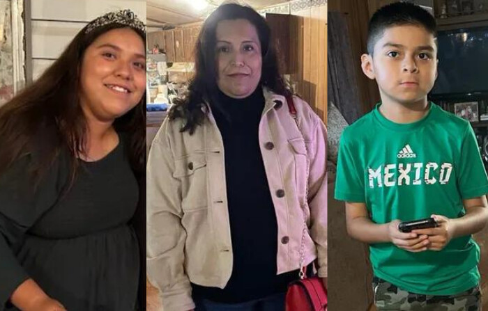 Una mujer hispana y sus dos hijos del condado de Cook perdieron la vida durante las tormentas severas y el paso de tornados el fin de semana en el noreste de Texas. (Crédito: Gofundme)
