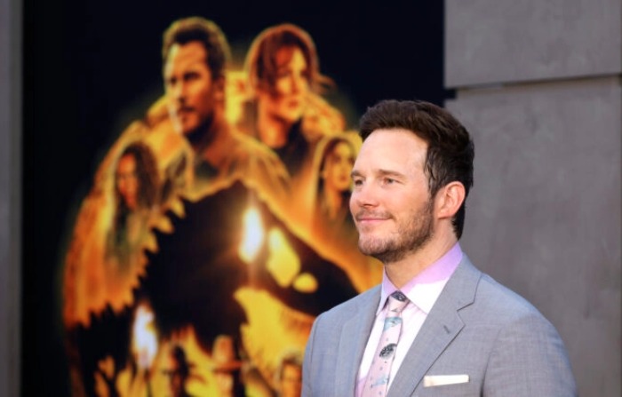Chris Pratt asiste al estreno en Los Ángeles de "Jurassic World Dominion" de Universal Pictures en Hollywood, California, el 6 de junio de 2022. (Frazer Harrison/Getty Images)