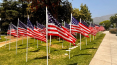 California: Aparecen banderas estadounidenses invertidas en Monrovia tras veredicto contra Trump