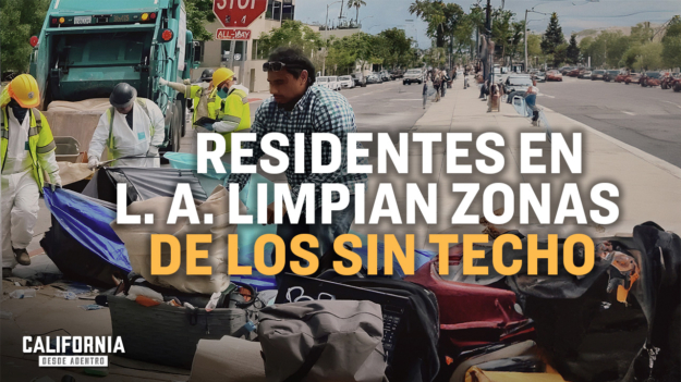 Residentes de Los Ángeles se encargan de limpiar las zonas de los sin techo | Beige Luciano-Adams