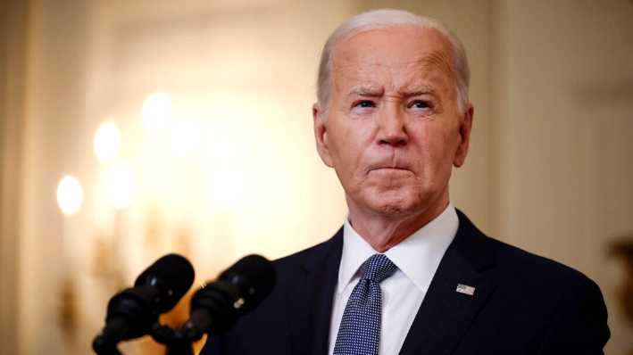 El presidente Joe Biden pronuncia un discurso en la Casa Blanca, el 31 de mayo de 2024. (Chip Somodevilla/Getty Images)