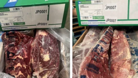 USDA retira más de 20,000 libras de productos congelados de carne de vacuno