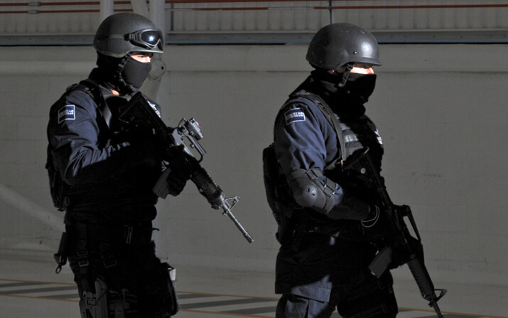 Policías en Ciudad de México, en una foto de archivo. (Luis Acosta/AFP vía Getty Images)