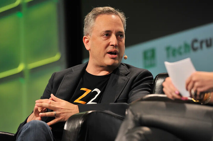 El director ejecutivo de Zenefits, David Sacks, habla en el escenario durante TechCrunch Disrupt SF 2016 en Pier 48, en San Francisco, el 13 de septiembre de 2016. (Steve Jennings/Getty Images para TechCrunch)