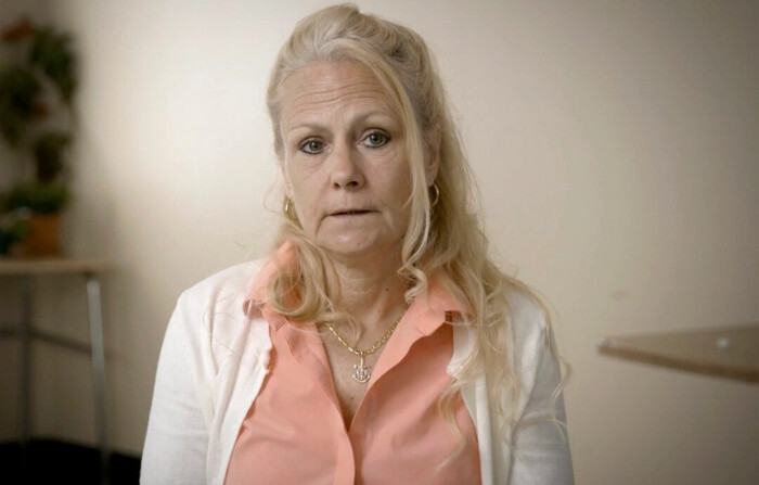 Pamela Smart hace una declaración en el correccional de Bedford Hills, en Bedford Hills, Nueva York, en imagen tomada de un vídeo del 1 de mayo de 2024. (Hard Working Movies vía AP)