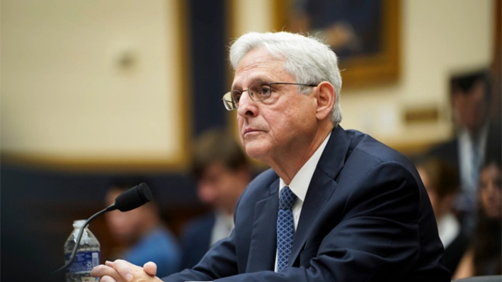 El fiscal general Merrick Garland declara ante el Comité Judicial de la Cámara de Representantes, en Washington, el 20 de septiembre de 2023. (Madalina Vasiliu/The Epoch Times)