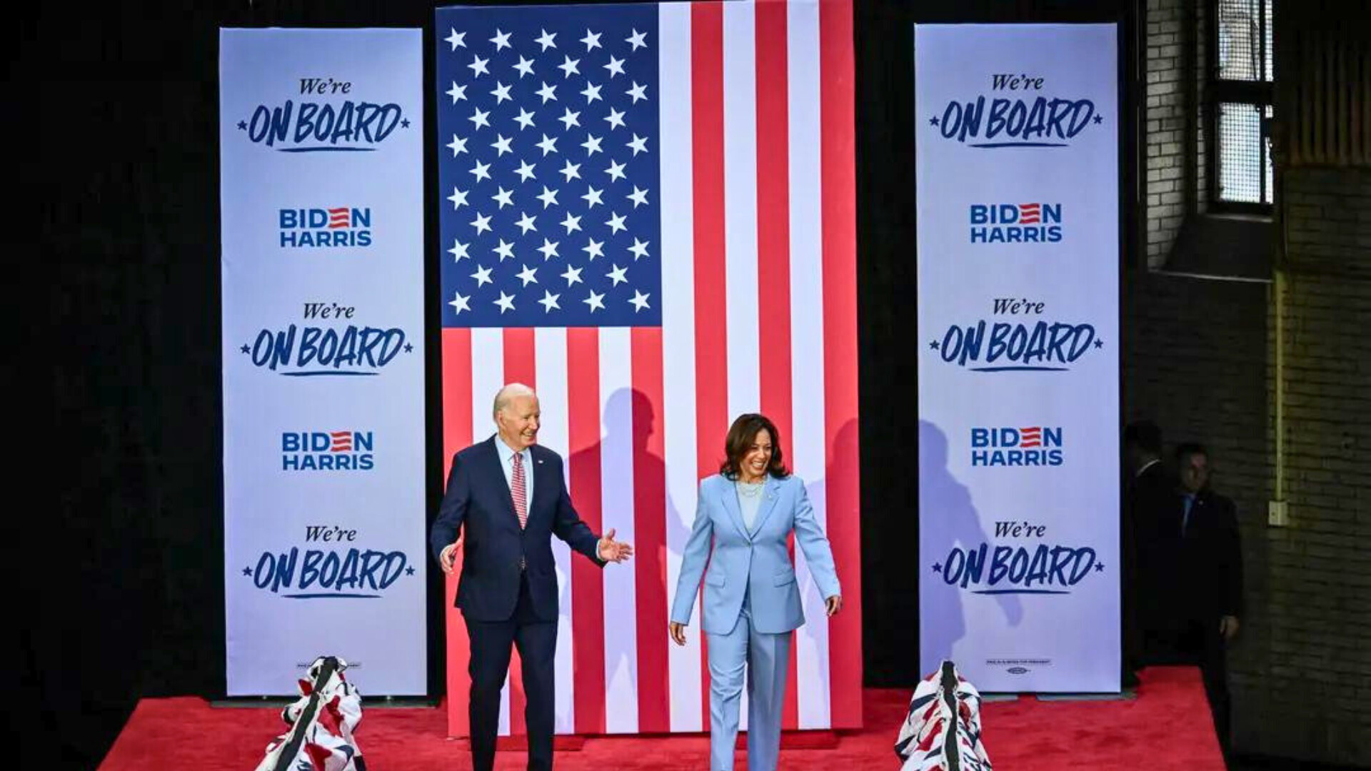 El presidente Joe Biden y la vicepresidenta Kamala Harris.