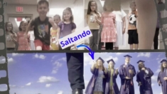 Niños de preescolar vuelan 13 años en el futuro en increíble video viral de graduación