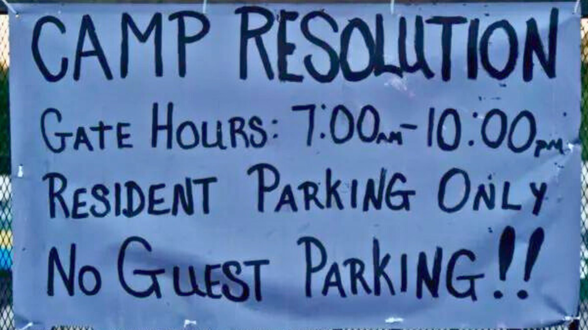 Camp Resolution, un campamento para personas sin hogar autorizado por el condado en Sacramento.