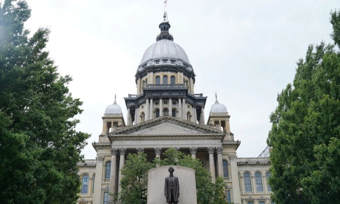 Capitolio del estado de Illinois, el 26 de junio de 2021. (Cara Ding/The Epoch Times)