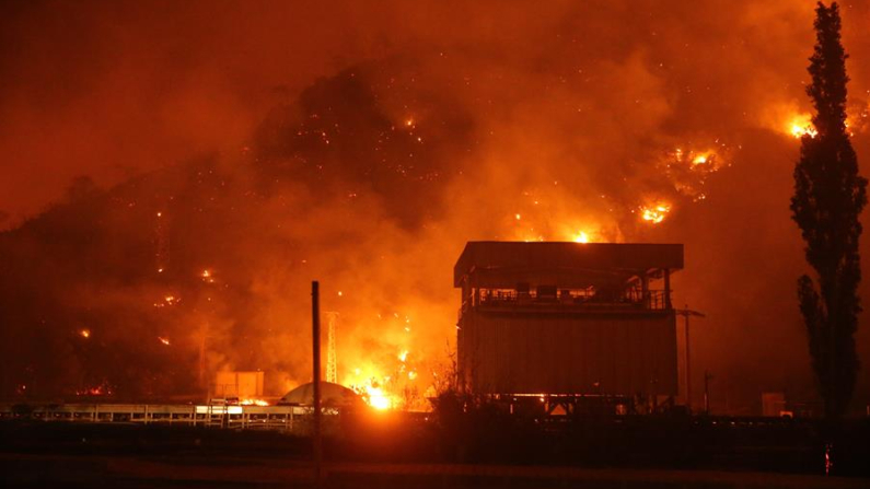 Imagen de archivo de un incendio forestal en Turquía. EFE/EPA/Ali Balli 