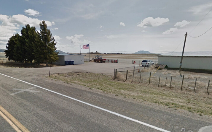 Aeropuerto de la ciudad de Arco/Condado de Butte, Arco, Idaho, en abril de 2018. (Google Maps/Captura de pantalla vía The Epoch Times)
