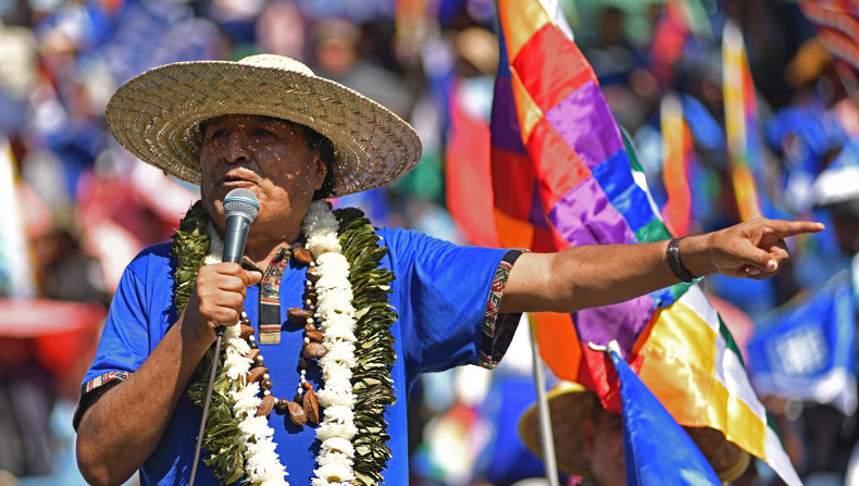 El expresidente de Bolivia Evo Morales en una foto de archivo. (EFE/ Jorge Abrego)