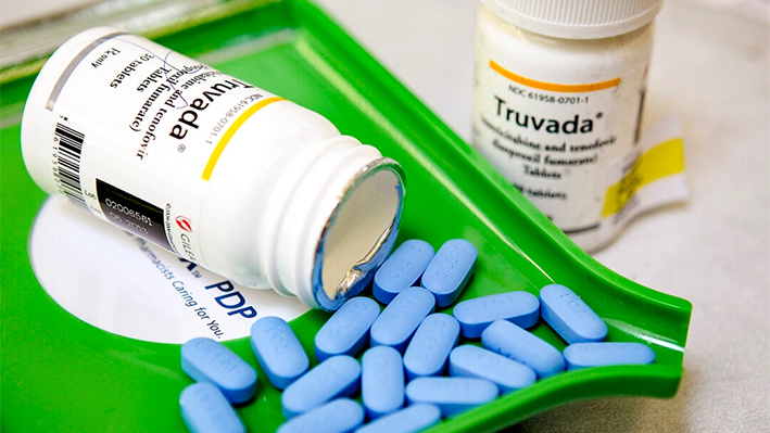 Botellas del medicamento Truvada, que reduce el riesgo de contraer el VIH, en una fotografía de archivo. (Justin Sullivan/Getty Images)