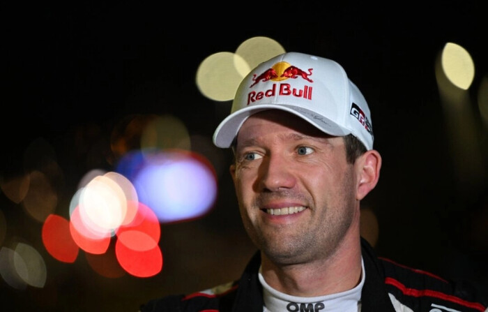 Sebastien Ogier durante el Campeonato del Mundo de Rallys de la FIA Monte-Carlo en Montecarlo, Francia, el 27 de enero de 2024. (Massimo Bettiol/Getty Images)
