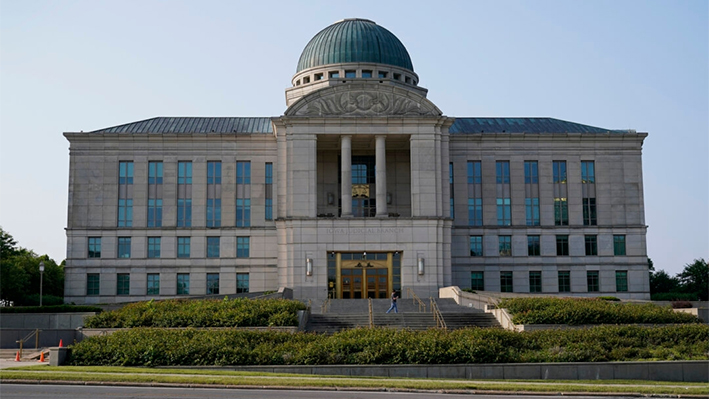 El edificio del Poder Judicial de Iowa, en una foto de archivo. (Charlie Neibergall/Foto AP)
