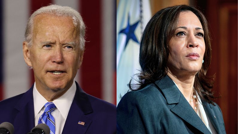 Presionan a la vicepresidenta Kamala Harris a tomar el lugar de Joe Biden