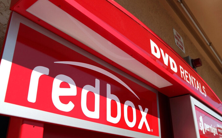 Un quiosco de alquiler de vídeos Redbox en San Rafael, California, en 2009. (Justin Sullivan/Getty Images)