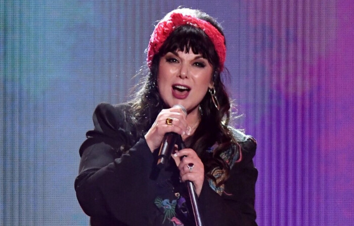 Ann Wilson de Heart actúa en el escenario durante el iHeartRadio Music Festival 2019 en el T-Mobile Arena en Las Vegas el 20 de septiembre de 2019. (Ethan Miller/Getty Images
