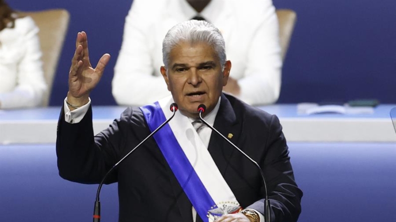 El presidente de Panamá, José Raúl Mulino, en una foto de archivo. (EFE/ Bienvenido Velasco)