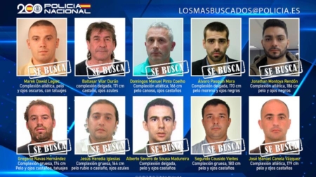 Sicario colombiano aparece entre los más buscados de España