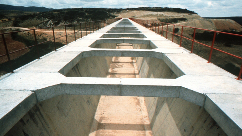 Obras del segundo tramo del Trasvase Tajo - Segura.- Archivo EFE.