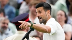 Djokovic reprende a los aficionados al pasar a los cuartos de final de Wimbledon