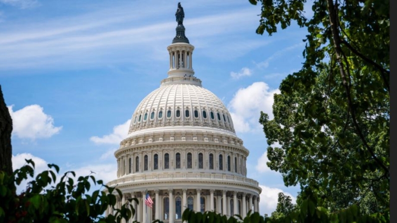 La cúpula del edificio del Capitolio de Estados Unidos en Washington el 20 de junio de 2024. (Madalina Vasiliu/La Gran Época)