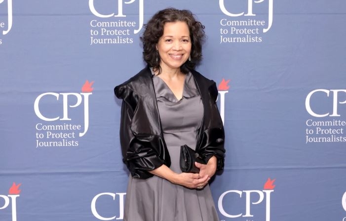 Ingrid Ciprian-Matthews asiste a los Premios Internacionales de Libertad de Prensa CPJ 2023 en The Glasshouse de Nueva York el 16 de noviembre de 2023. (Michael Loccisano/Getty Images)