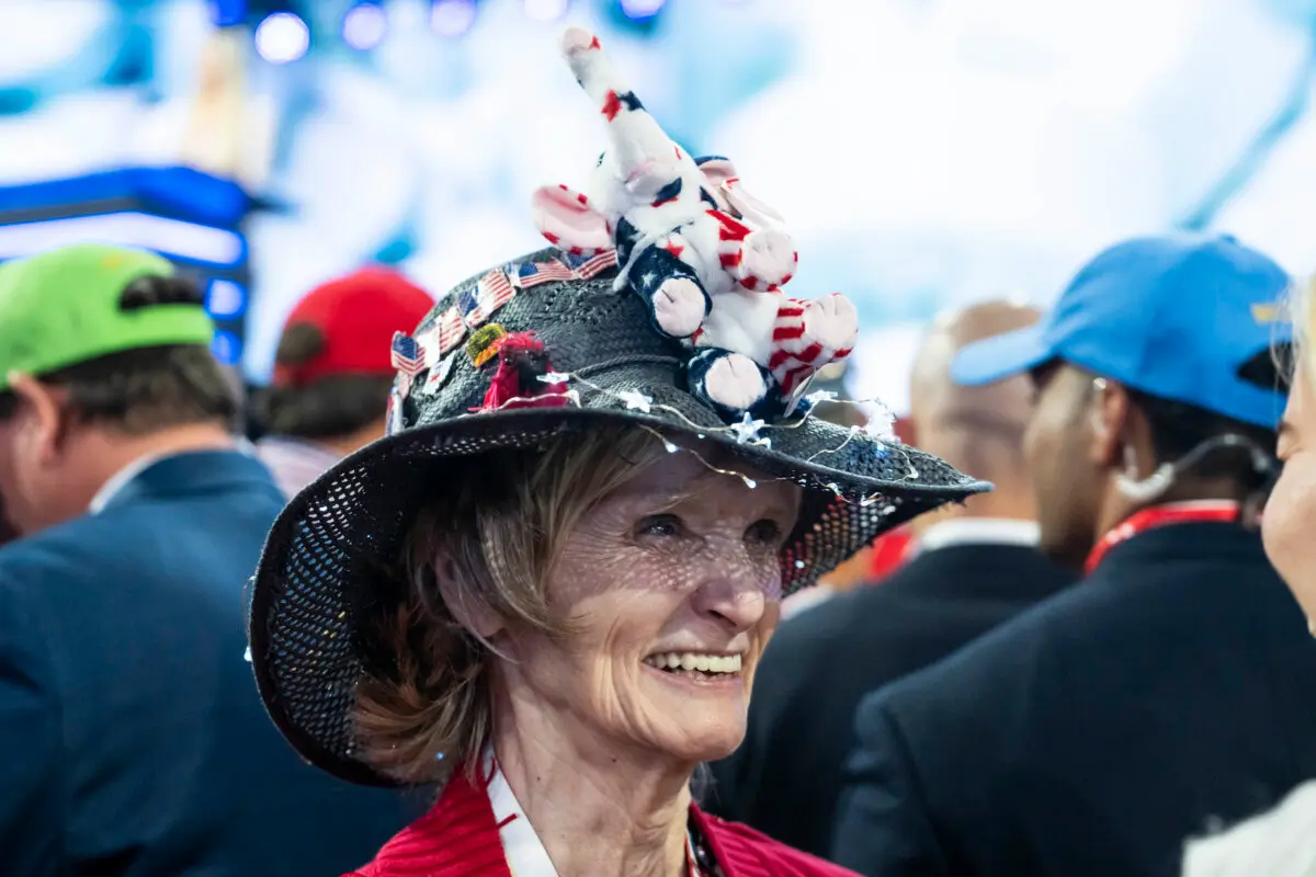 La delegada de Ohio Ranae Lentz en la Convención Nacional Republicana (RNC) en Milwaukee, Wisconsin, el 16 de julio de 2024. (Madalina Vasiliu/The Epoch Times)