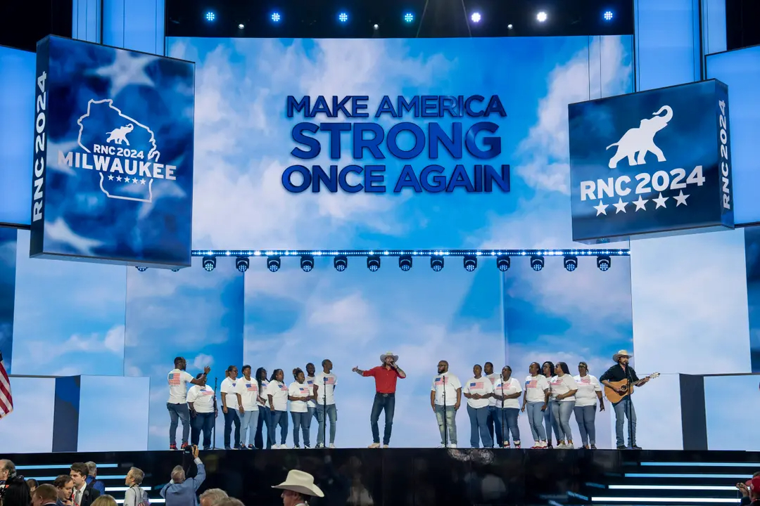 Tercer día de la Convención Nacional Republicana (RNC) en Milwaukee, Wisconsin, el 17 de julio de 2024. (Madalina Vasiliu/The Epoch Times)