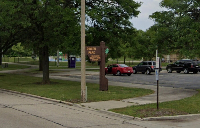 Dineen Park, Milwaukee, Wisconsin, en agosto de 2021. (Google Maps/Screenshot vía The Epoch Times)
