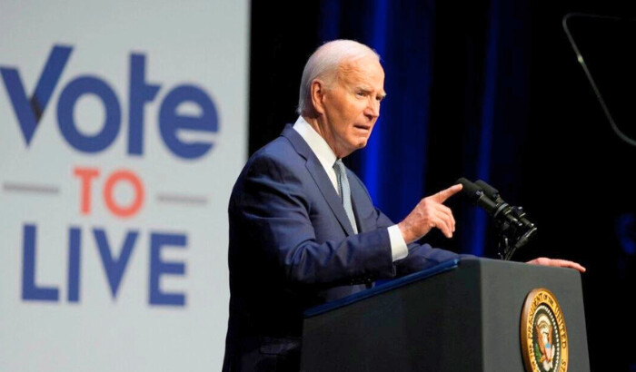 El presidente Joe Biden habla durante una cumbre económica en el College of Southern Nevada en Las Vegas el 16 de julio de 2024. (Kent Nishimura/AFP vía Getty Images)