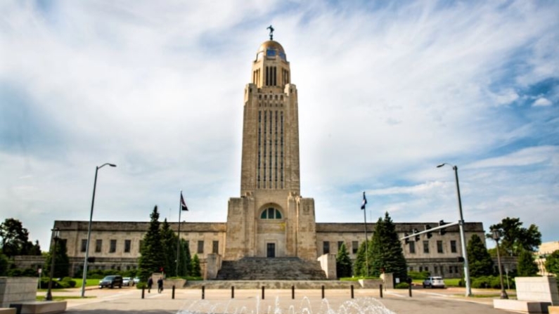 Capitolio del Estado de Nebraska en Lincoln, Nebraska, el 24 de junio de 2021. (Petr Svab/The Epoch Times)