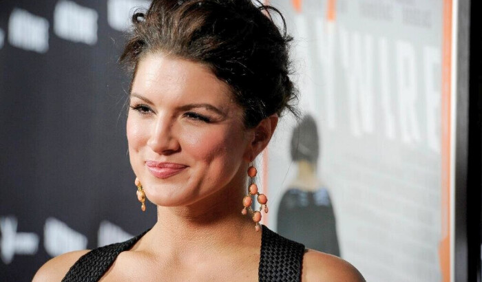 La actriz Gina Carano llega al estreno de "Haywire" de Relativity Media, co-presentado por Playboy, celebrado en el Teatro DGA de Los Ángeles el 5 de enero de 2012. (Frazer Harrison/Getty Images para Relativity Media)