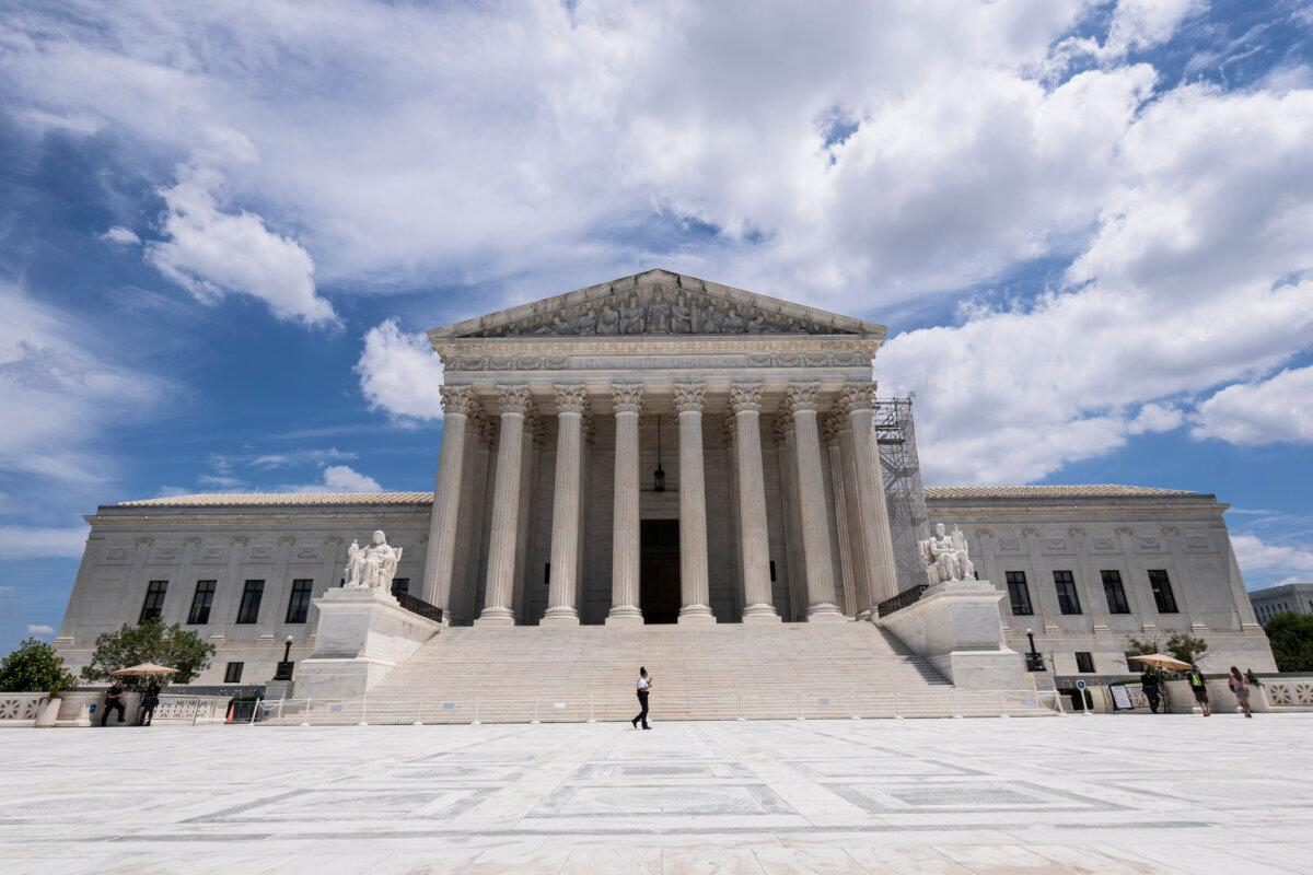 La Corte Suprema de EE. UU. en Washington el 20 de junio de 2024. (Madalina Vasiliu/The Epoch Times)