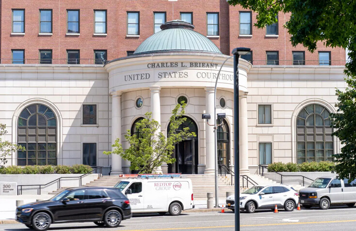 Tribunal de Distrito de Estados Unidos para el Distrito Sur de Nueva York en White Plains, Nueva York, el 16 de julio de 2024. (Cara Ding/The Epoch Times)