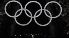 Momentos de la ceremonia de los Juegos Olímpicos con Céline Dion, la antorcha de Zidane y los músicos