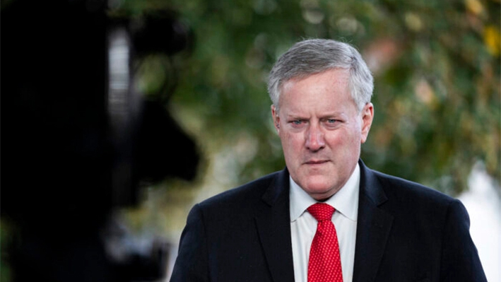 El entonces jefe de gabinete de la Casa Blanca, Mark Meadows, en la Casa Blanca en Washington el 21 de octubre de 2020. (Tasos Katopodis/Getty Images)
